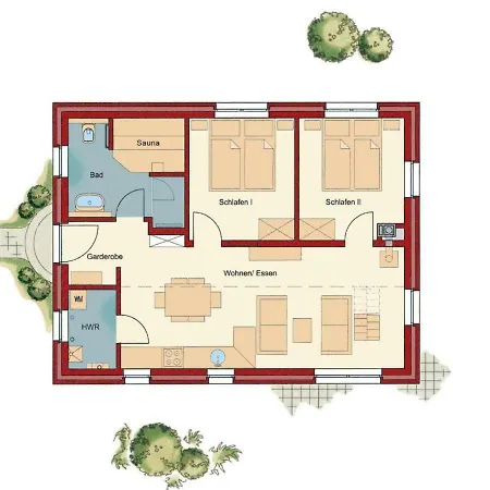 Suedstrand Haus 49 בית נופש פלצרהאקן